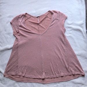 Pink knit tee